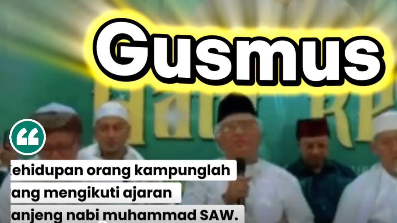 Kh.mustofabisri #gusmus #orangkampung adalah #ummat yg paling #mengikuti #ajarannabi 