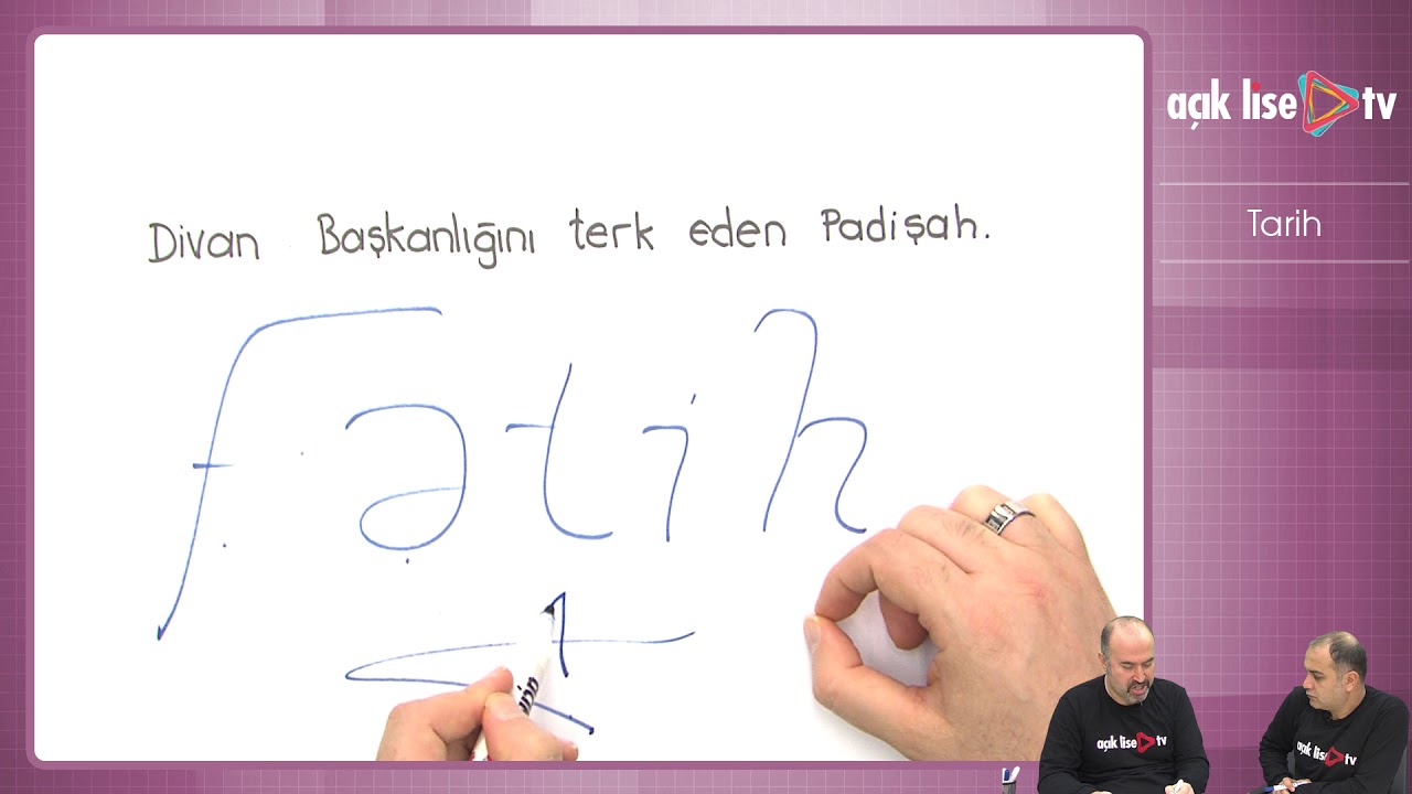 Tarih 4 Sultan ve Osmanli Merkez Teskilati Unite Soru Cozumu