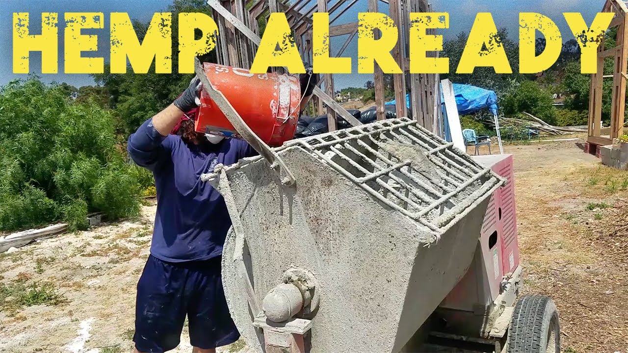 Making hempcrete for a tiny home - Hemp Already