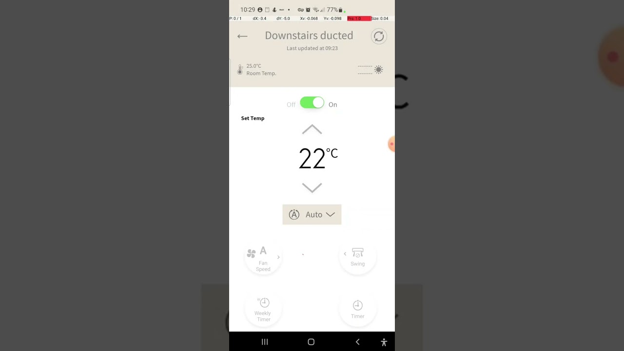 Hitachi airCloud cannot change air con settings and slow response