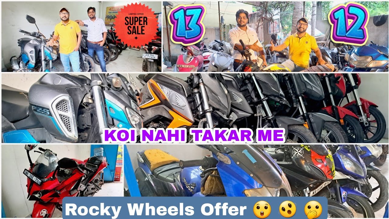 🔥🫡ROCKY WHEELS IS BACK🔥🫡LOWEST SECOND HAND BIKE @₹12000 AT KOLKATA BIKE MARKET @CrazyCar