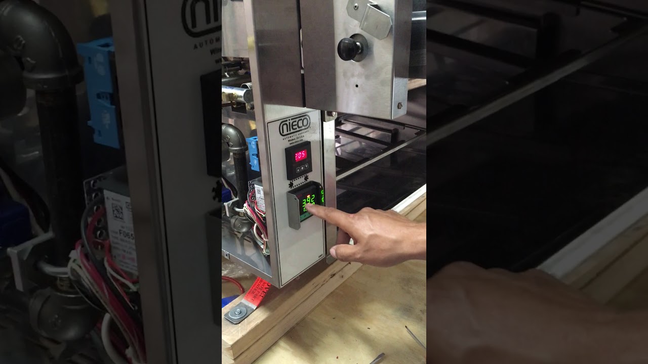 Calibracion de temperatura en Broiler Nieco jf
