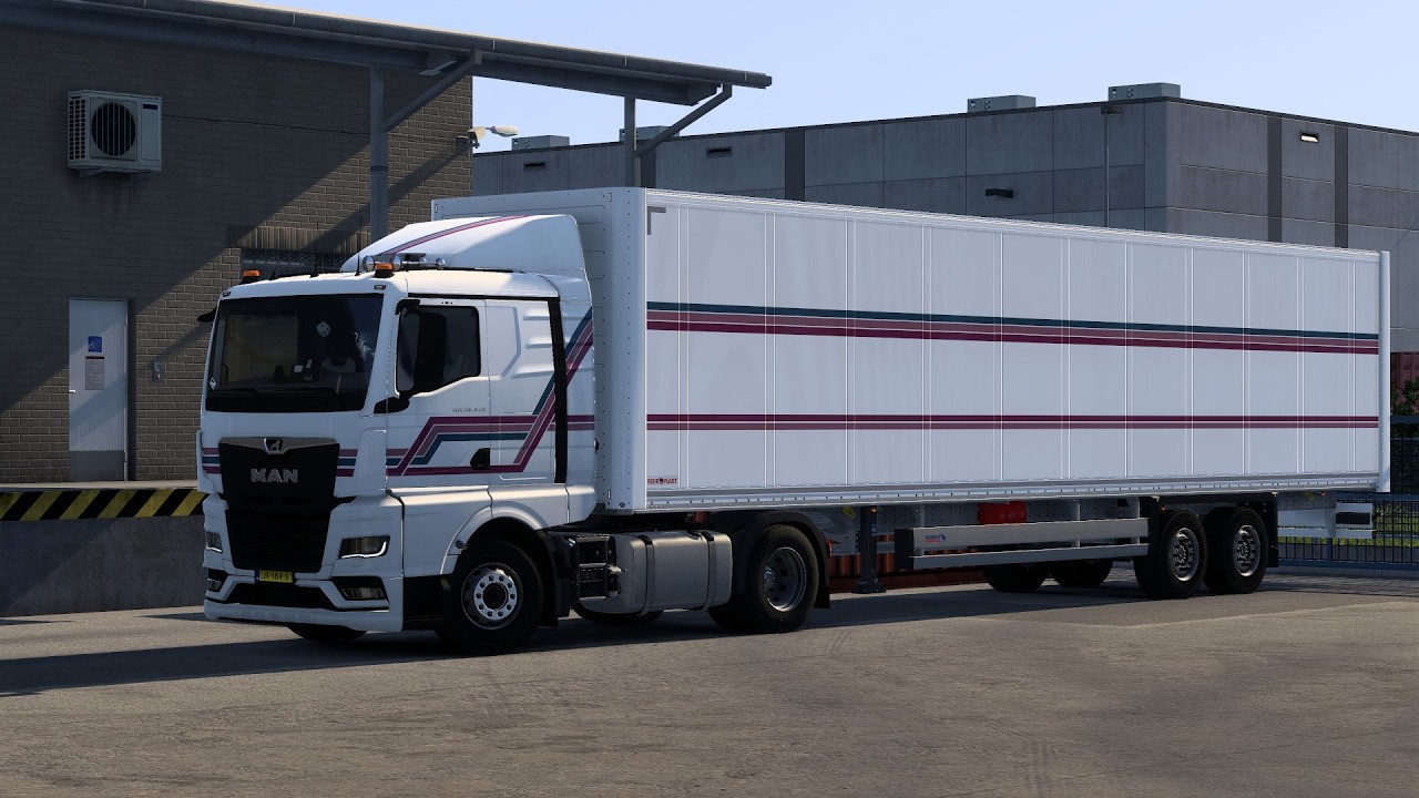 [ETS2 1.58] M.A.N TGX. From Travemünde (D) to Luxembourg (L). Realistic Driving.
