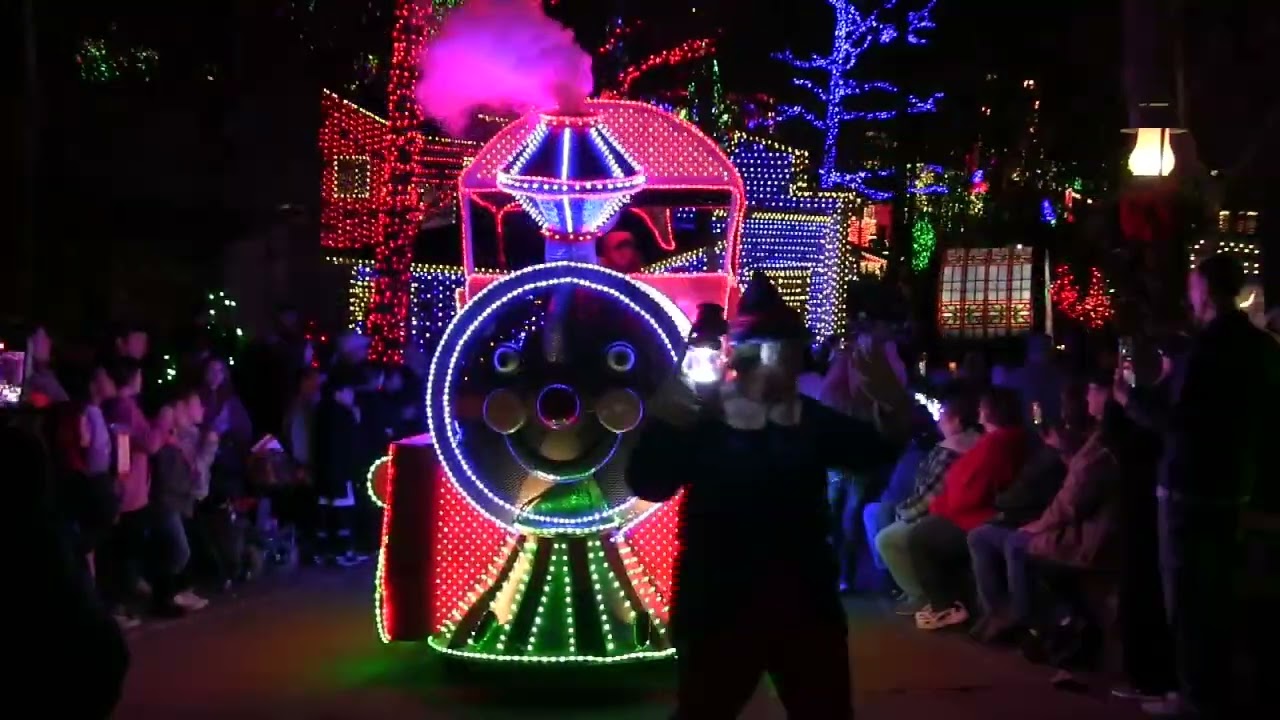Silver Dollar City at night, December 17, 2023