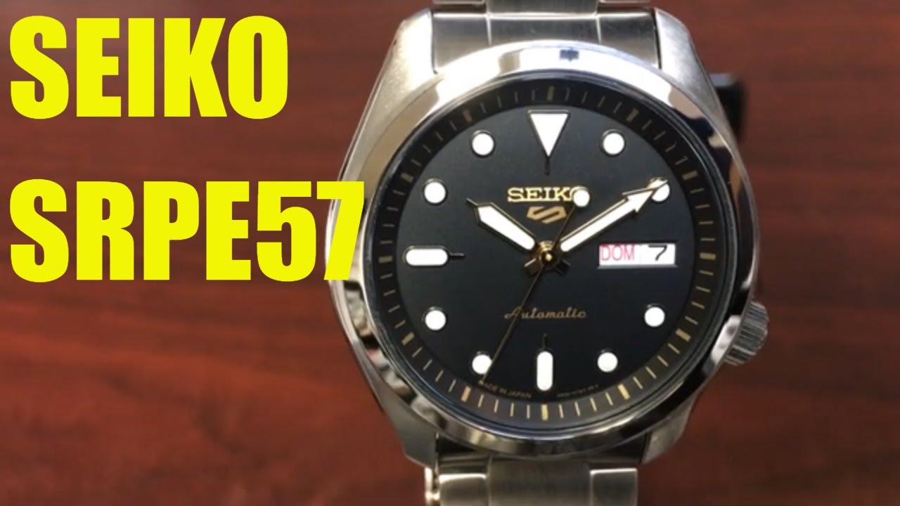 Seiko 5 Sports Stainless Steel Automatic Watch SRPE57