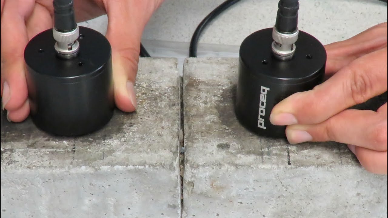 Cómo estimar la profundidad de una fisura con el instrumento de ultrasonido👷Estructuras de Concreto