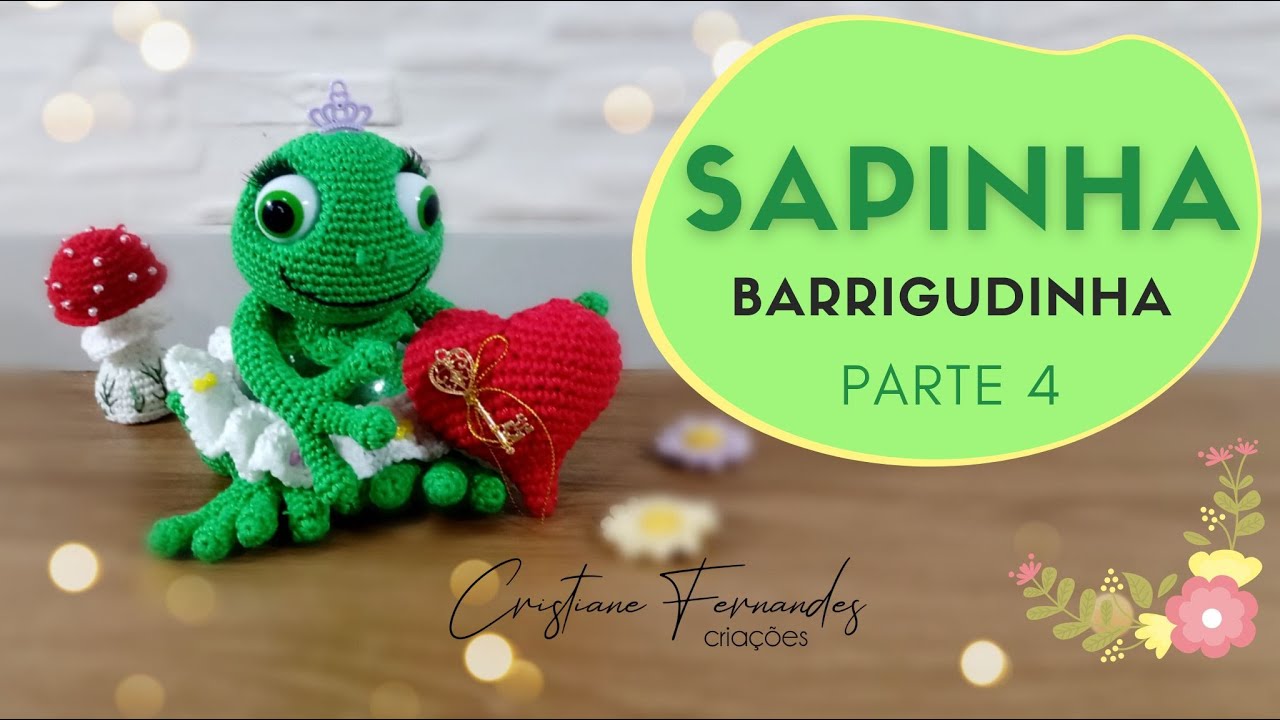AMIGURUMI - SAPINHA BARRIGUDINHA - PARTE 4 - MONTAGEM