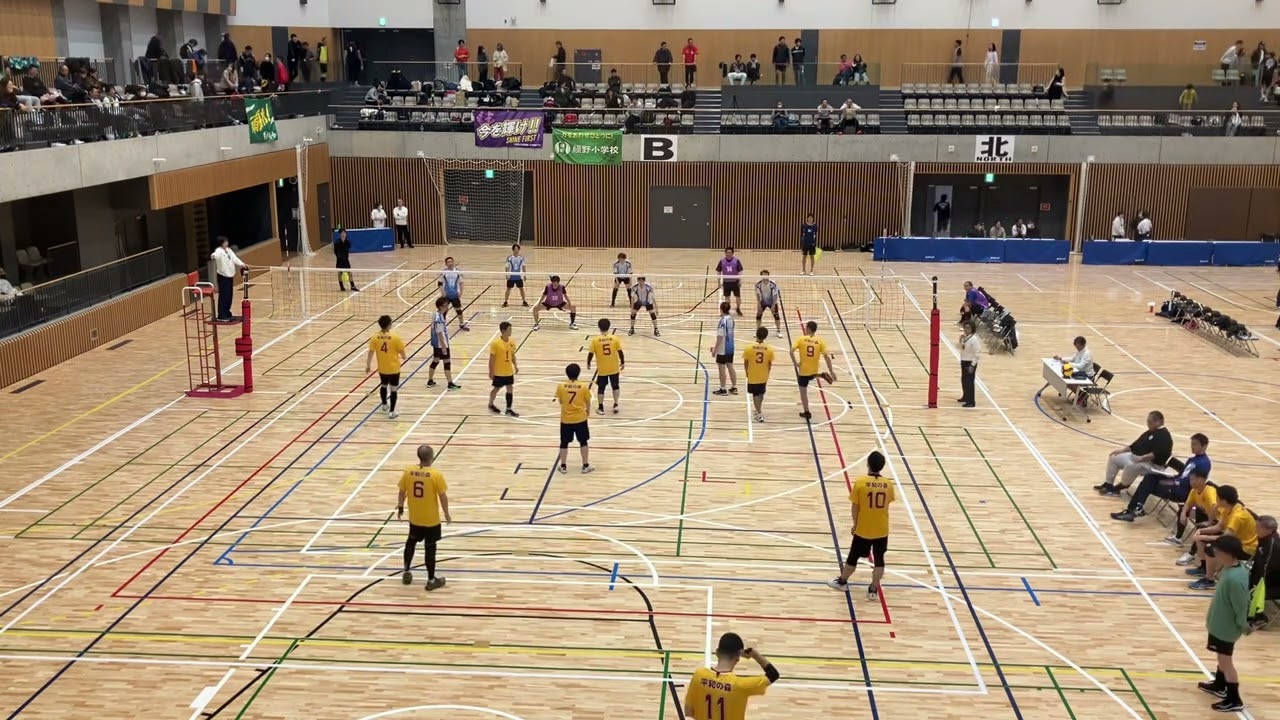 2025.12/14 中野区パパバレー本大会 平森vs南台 第2set