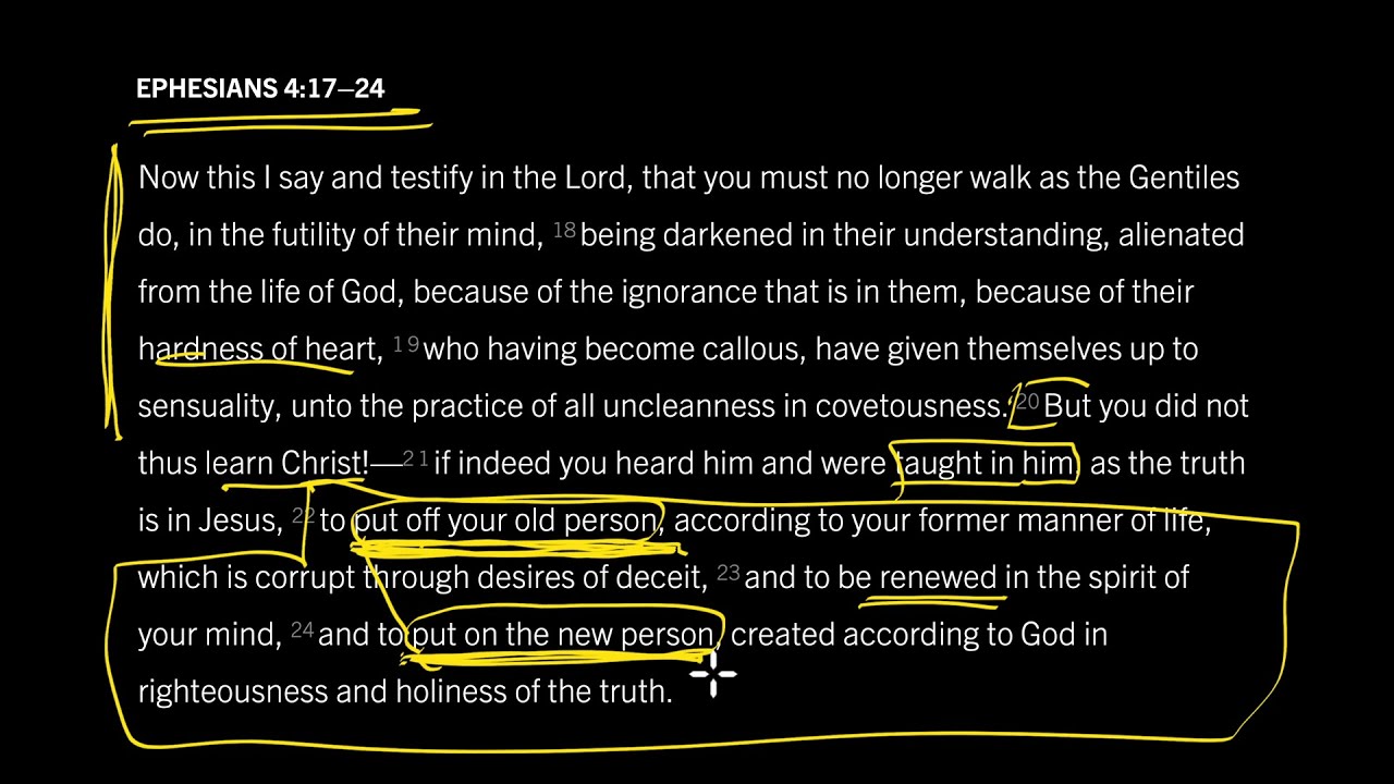 Why New Clothes in Christ? Ephesians 