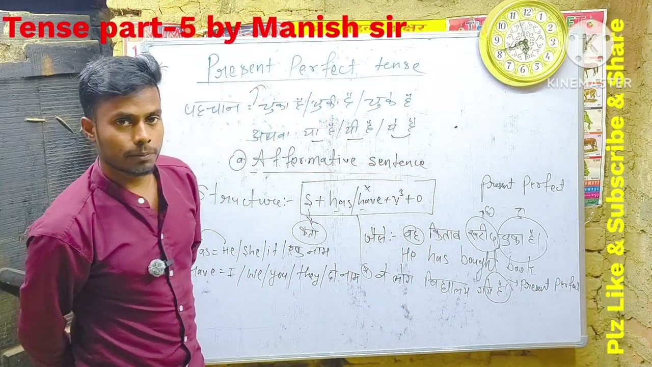 Tense part -5 by manish sir 