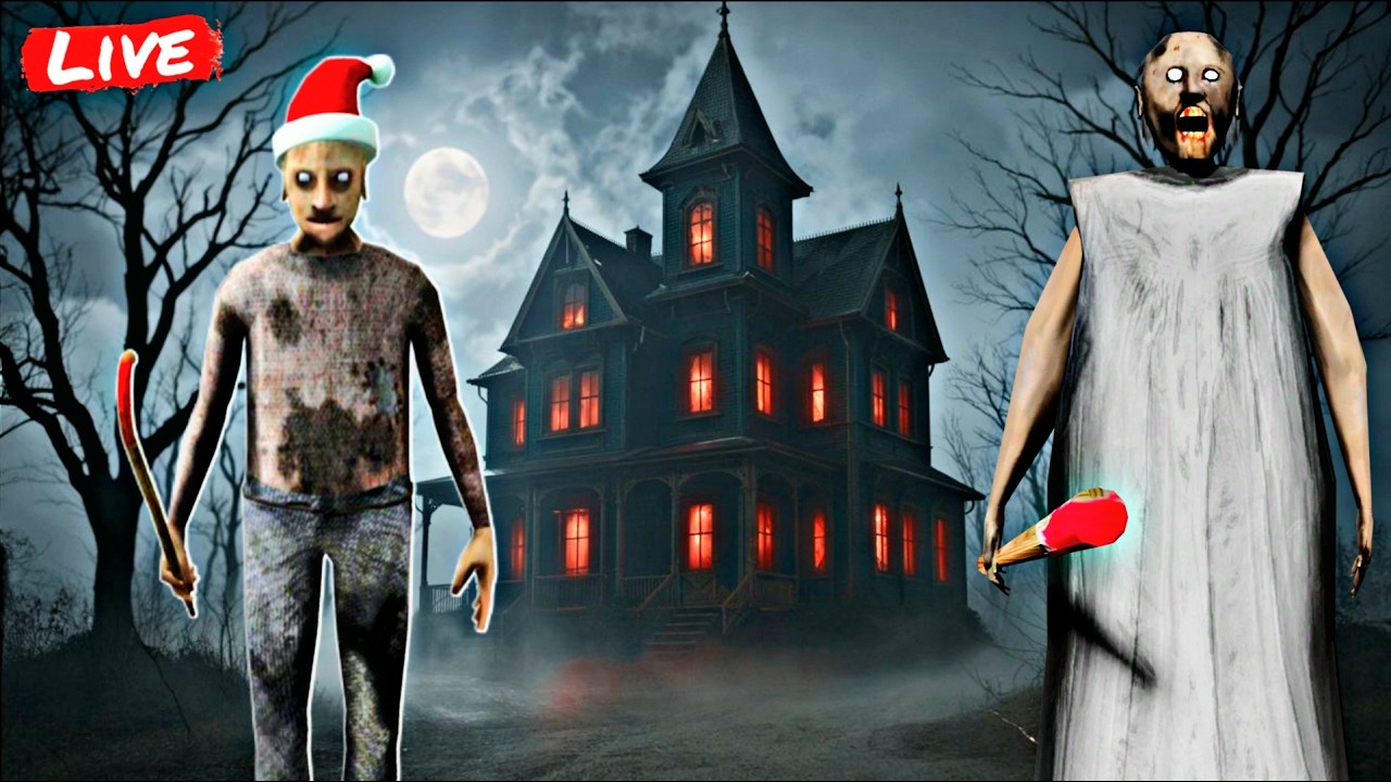 Granny Gameplay || Granny Christmas Gameplay || Granny short Live Stream | Granny Legacy Gameplay