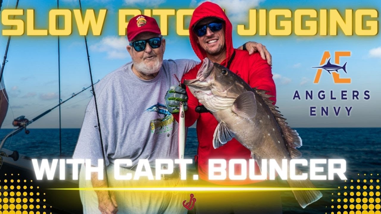 Slow Pitch Jigging American Red Snapper Off Shore With Captain Bouncer Smith