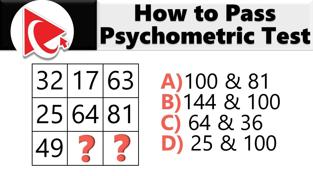 How to Pass ONLINE PSYCHOMETRIC ASSESSMENT TEST - Questions and Answers with Solutions