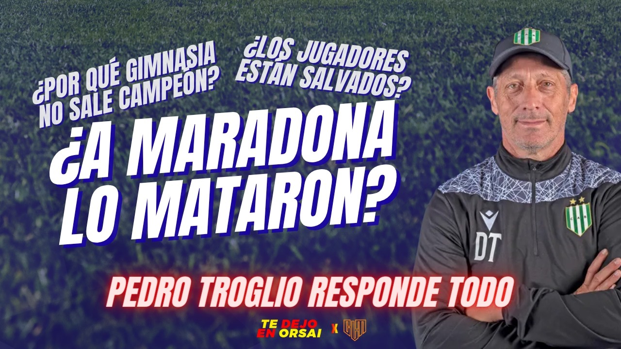 TROGLIO SIN FILTRO: Caniggia, la muerte de Maradona, Banfield y por qu&eacute; Gimnasia no sale campe&oacute;n