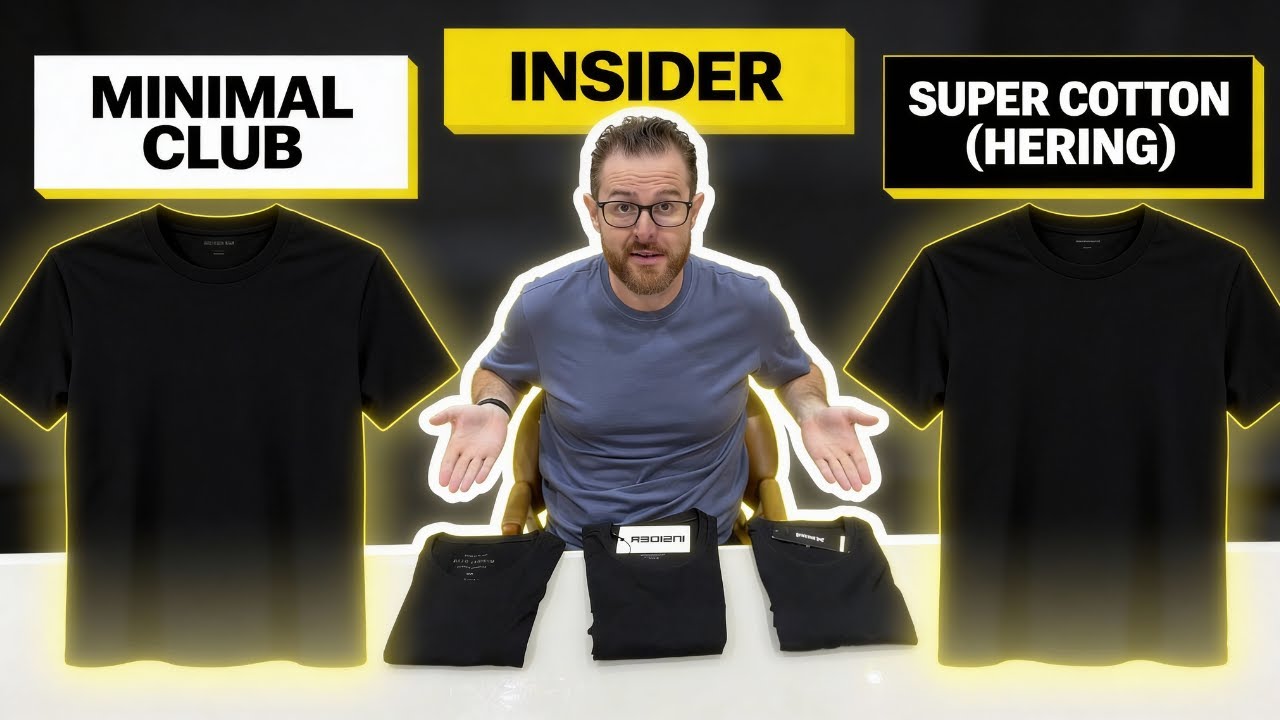 Insider vs Minimal vs Hering Super Cotton + Marca Surpresa! Qual é a Melhor? Qual Veste Bem?