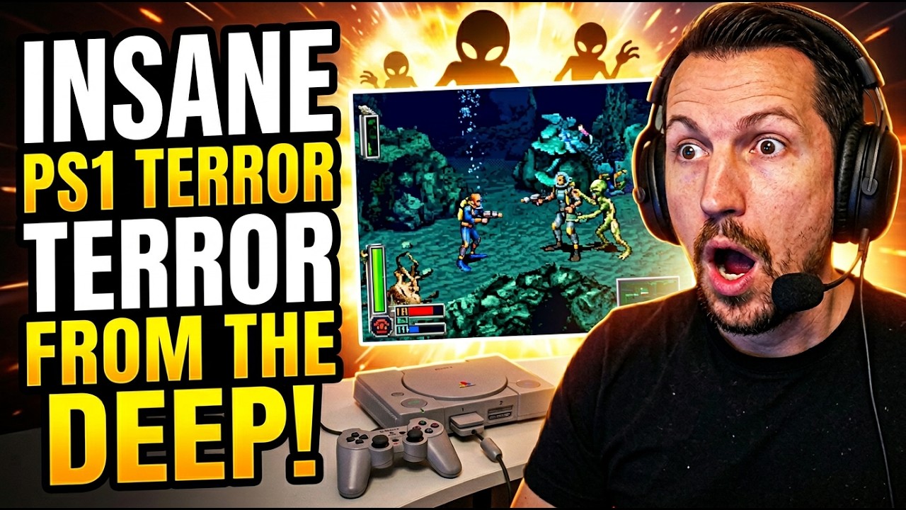 PS1 X Com Terror from the Deep Intro & Gameplay