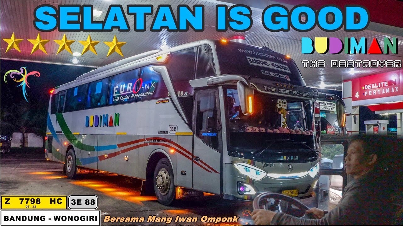 AKTOR MOSAK MASIK JALUR PEGUNUNGAN‼️ Mang Iwan Ompong Style | Trip Budiman 3E88 Bandung - Klaten