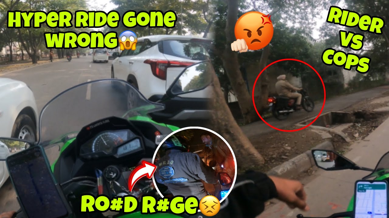 Chandigarh Police Caught😤 Ride vs Cops🤬|| Hyper Ride gone Wrong Ro#d R#ge😣