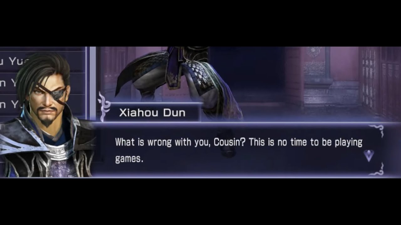 Warriors Orochi 3 - Camp Lines - Xiahou Dun
