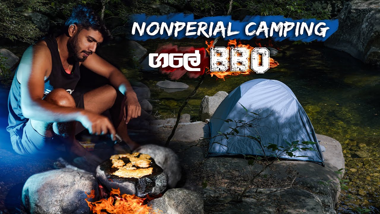 Nonperial River Camping | Making Stone BBQ 🇱🇰 