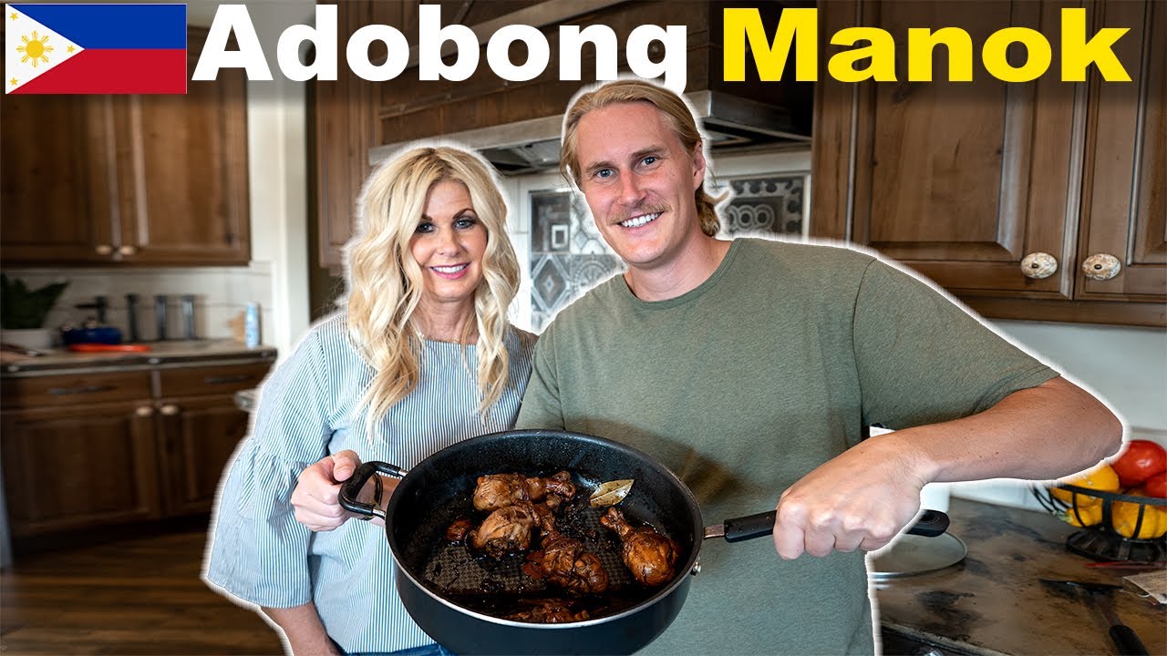 Готовим филиппинскую курицу адобо вместе с мамой! 🇵🇭 🍗 Рецепт курицы адобо