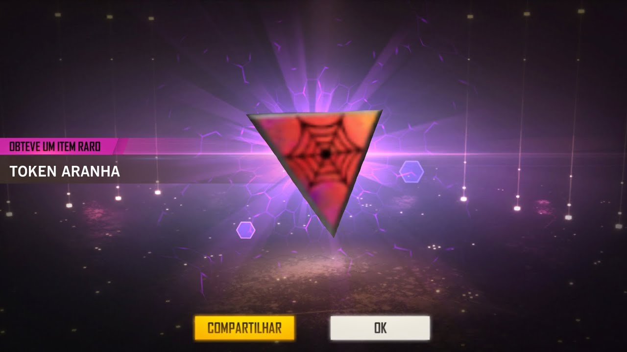 COMO PEGAR TOKEN SOCIEDADE ARANHA NO FREE FIRE COMO TROCAR CARTAS EVENTO ARANHAVERSO