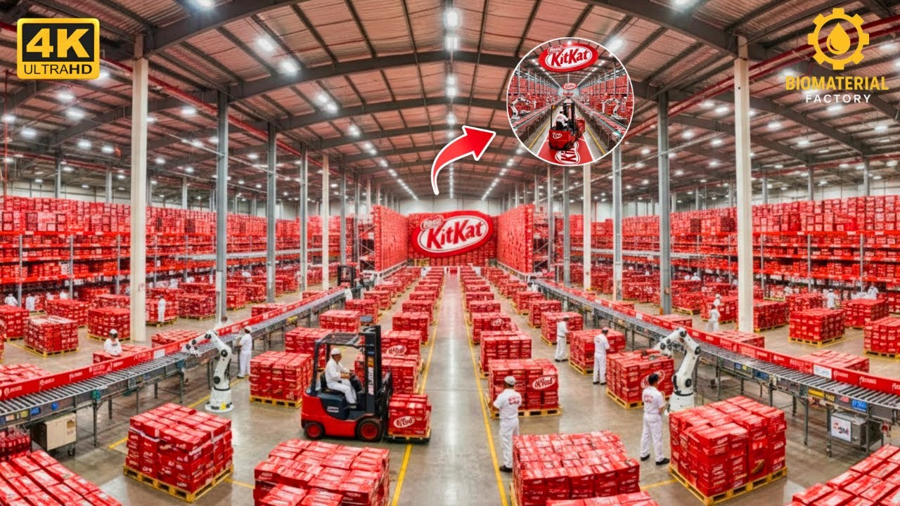 Inside the KitKat Factory How Millions of Chocolate Bars Are Made at Industrial Scale (Full Process)