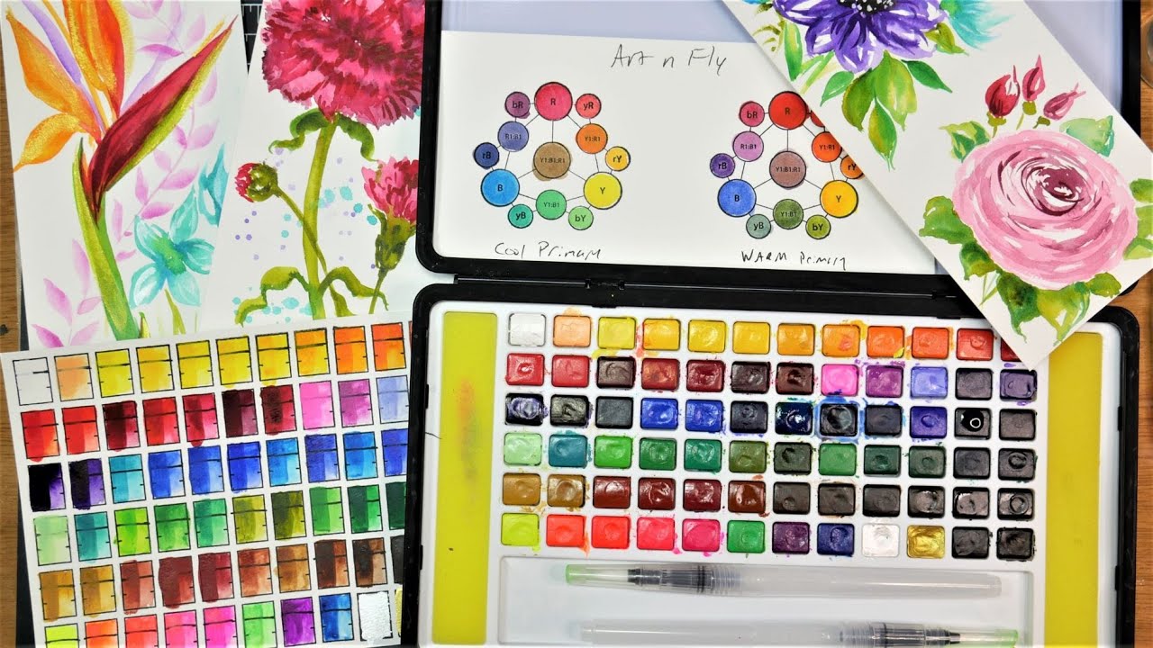 Art-n-Fly 72 Set Watercolor Review