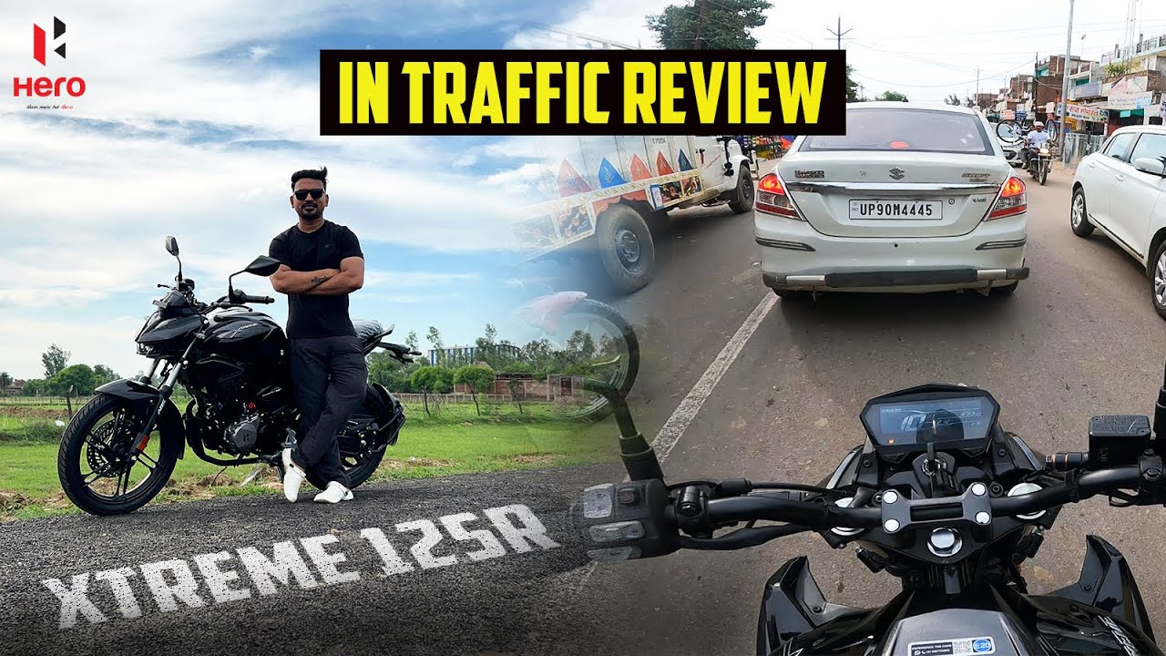 Hero Xtreme 125R In Traffic Ride Review | Is It Better Than TVS Raider & Pulsar 125 ?