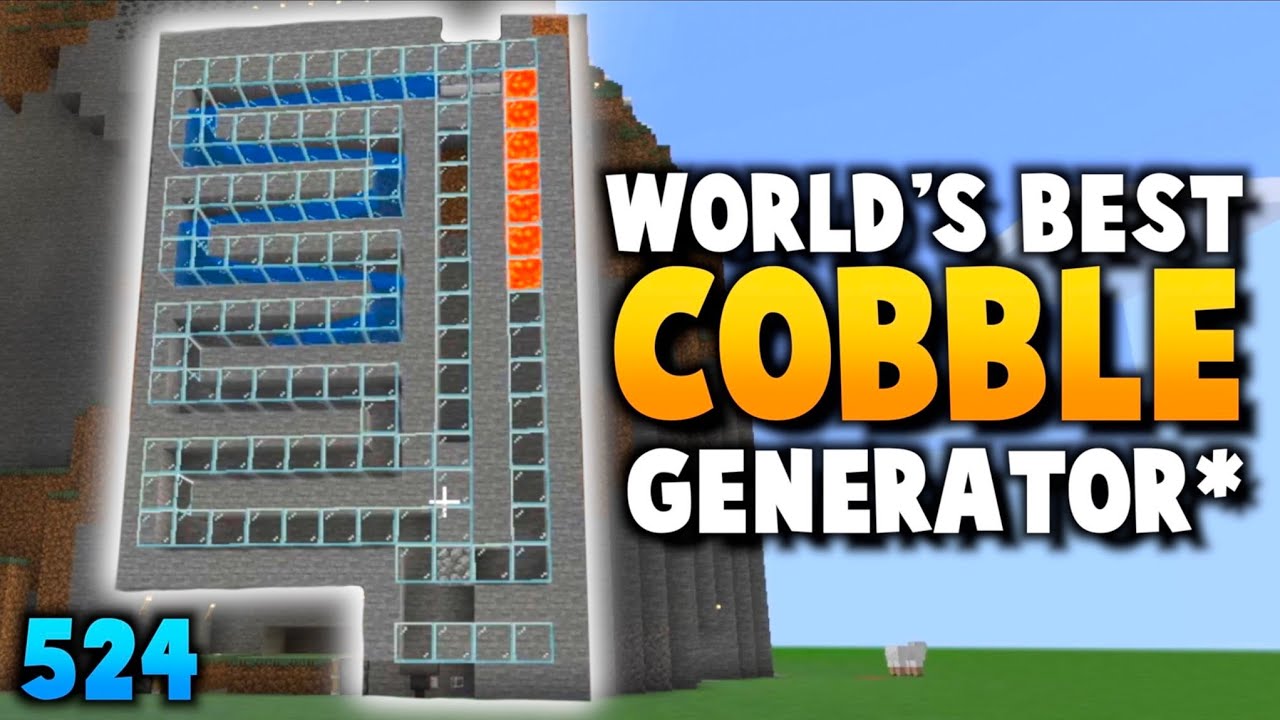 I Made The Worlds Most Efficient Cobble Generator*