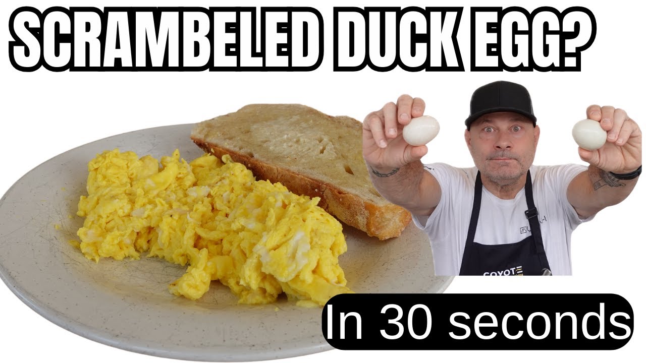 Scrambled Duck Eggs | What do they taste like?