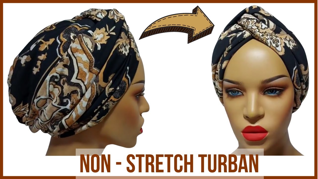 HOW TO MAKE A CLOTH TURBAN FOR WOMEN AND GIRLS | SATIN TURBAN TUTORIAL | EASY TO MAKE