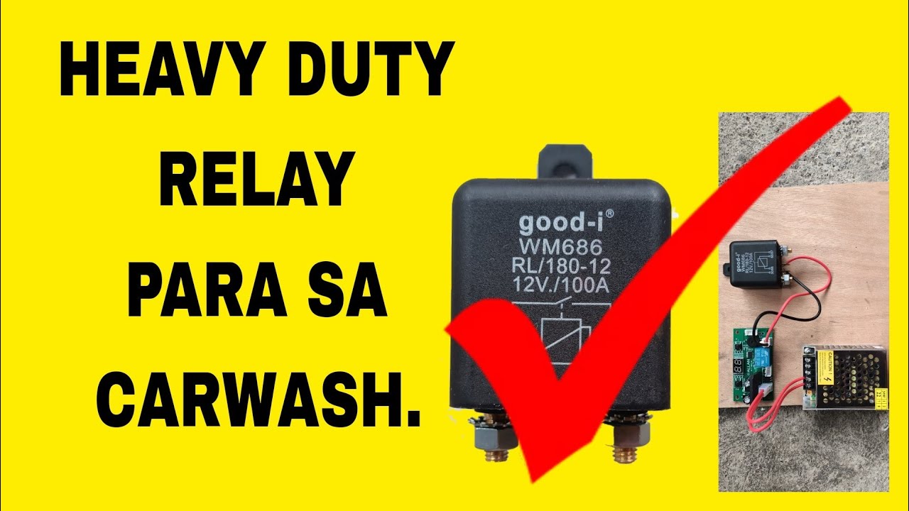 heavy duty relay para sa carwash.