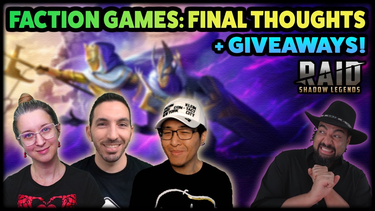 FACTION GAMES Chat with @ColdBrewGaming , @SmileyTK3  & @DeadwoodJedi  ★ RAID: Shadow Legends ★