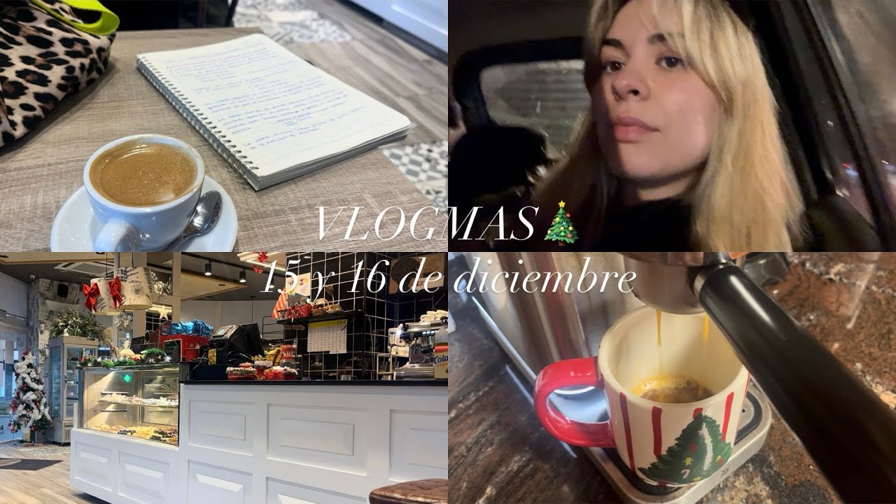 VLOGMAS 12🎄 (asmr) Me pongo más rubia, mucho estudio y más café 👱🏻‍♀️📚☕️#vlogmas #asmrvlog #asmr 