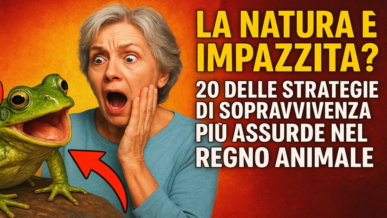 La natura è impazzita? 20 delle strategie di sopravvivenza più assurde nel regno animale.