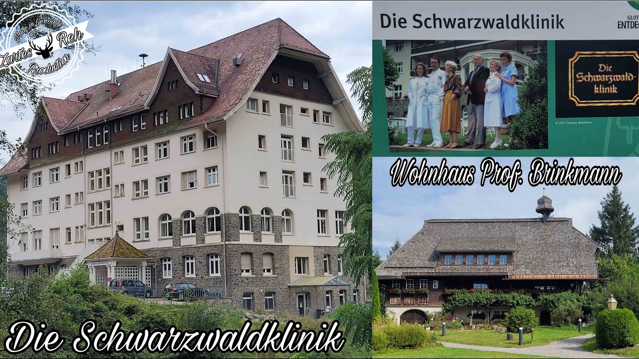 Die Schwarzwaldklinik 🏥 Fernsehsendung.Wohnhaus Professor Brinkmann👨‍⚕️Glottertal,Brauerei Rothaus 🍻