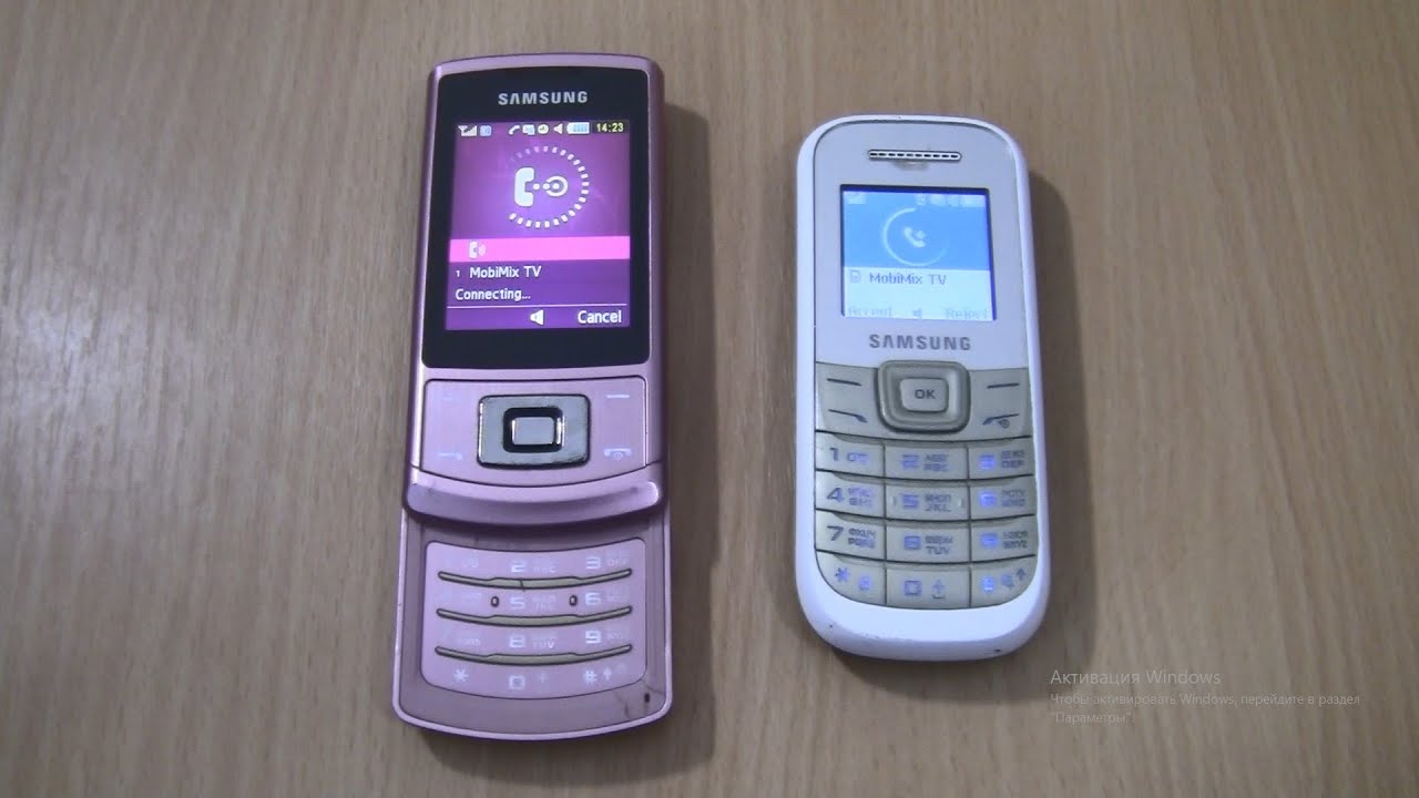 Over the Horizon Incoming call & Outgoing call at the Same Time Samsung GT 1200M+S3500
