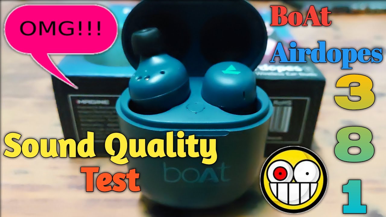 BoAt Airdopes 381 Wireless Earbuds | Unboxing & Sound Quality Test
