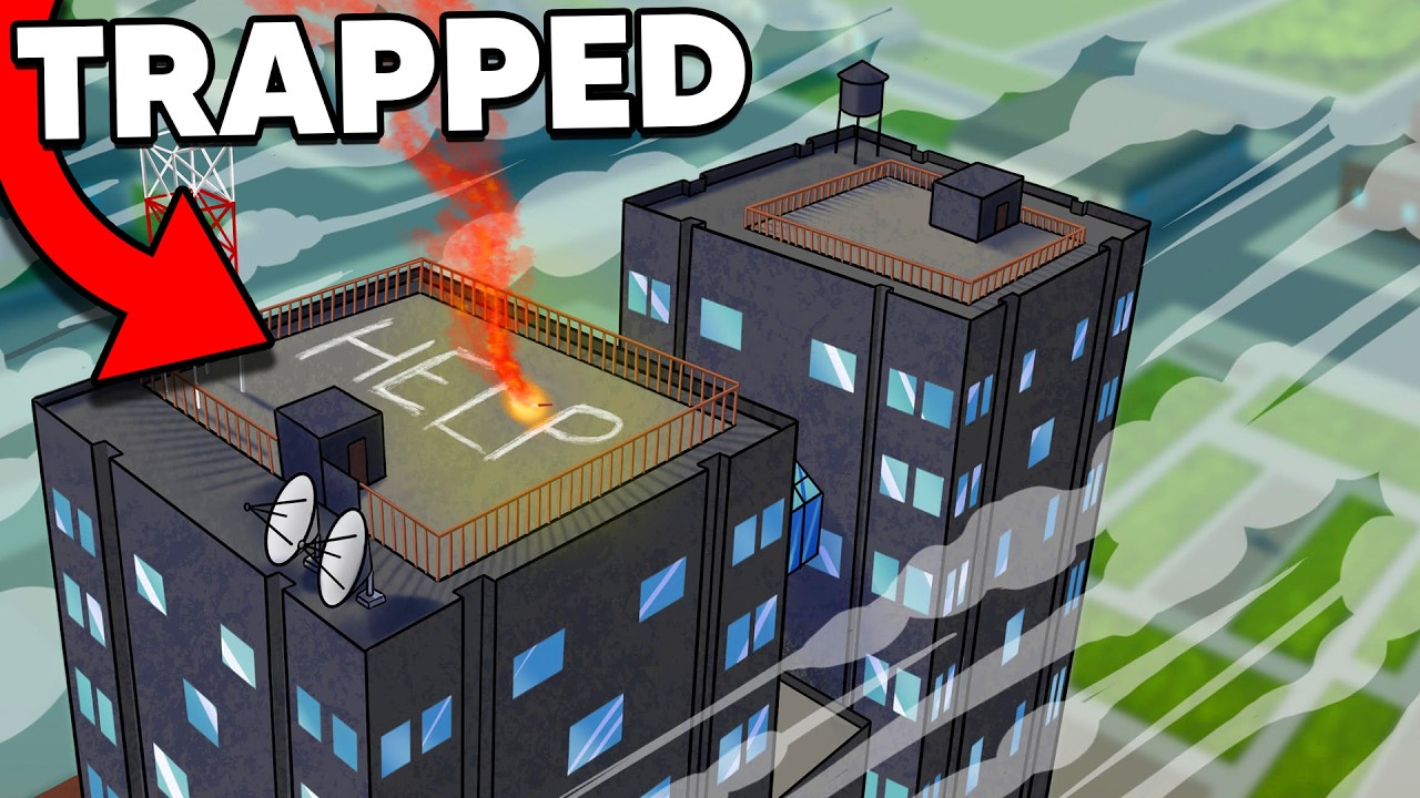 TRAPPED on the HIGHEST Building in Project Zomboid