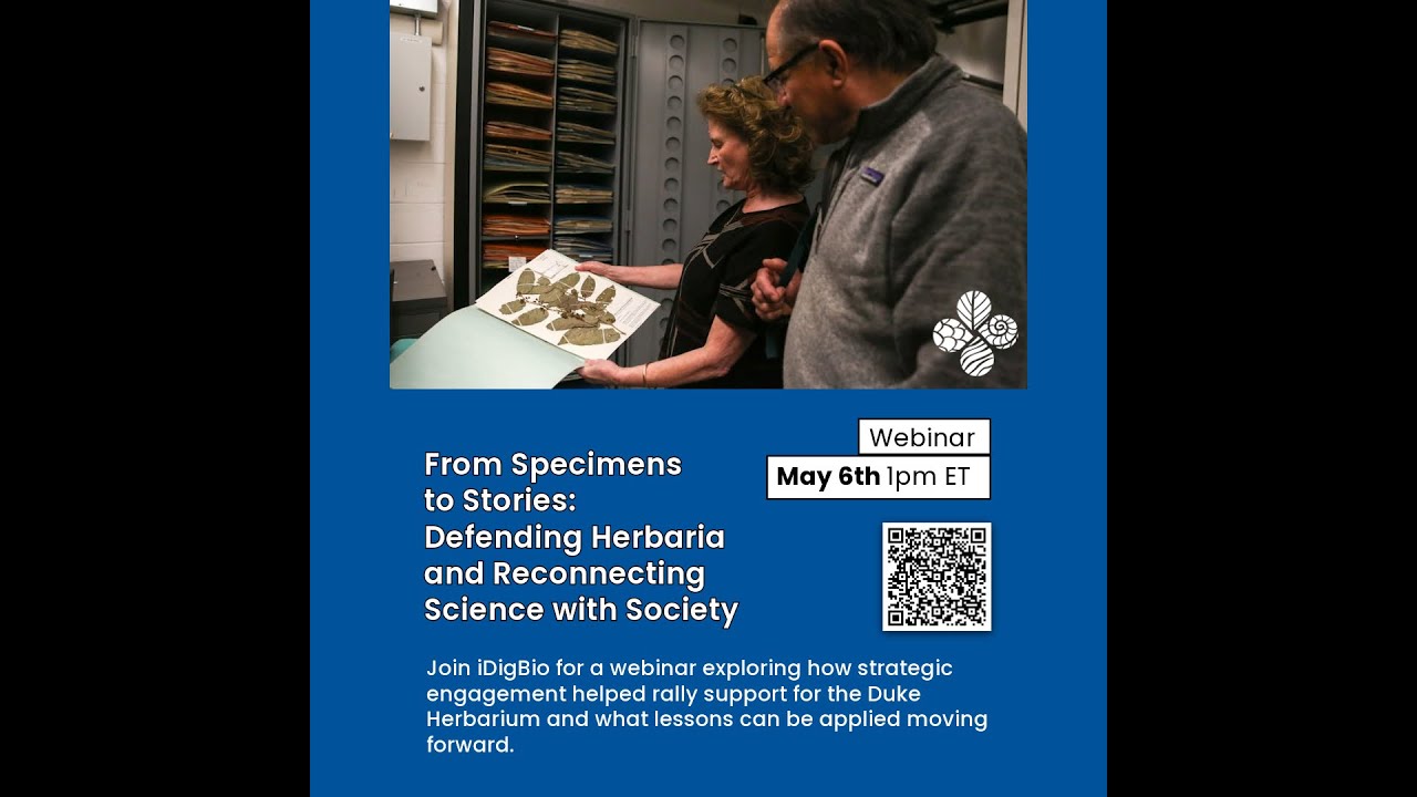 From Specimens to Stories: Defending Herbaria and Reconnecting Science with Society