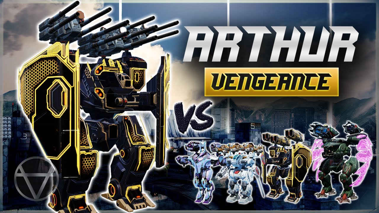 Vengeance ARTHUR w/ Ultimate Nuke AMP VS Meta – Titan Gameplay | War Robots