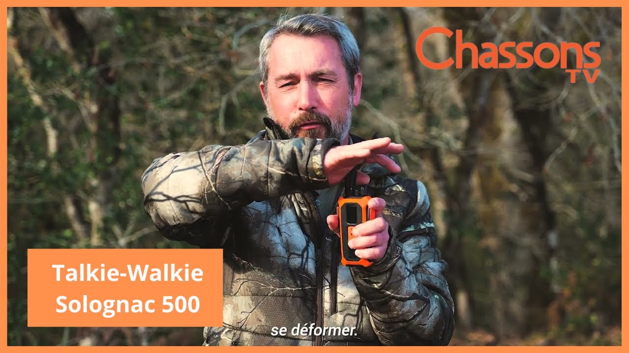 Pr&eacute;sentation du Talkie-walkie Solognac 500, id&eacute;al pour la chasse en battue!