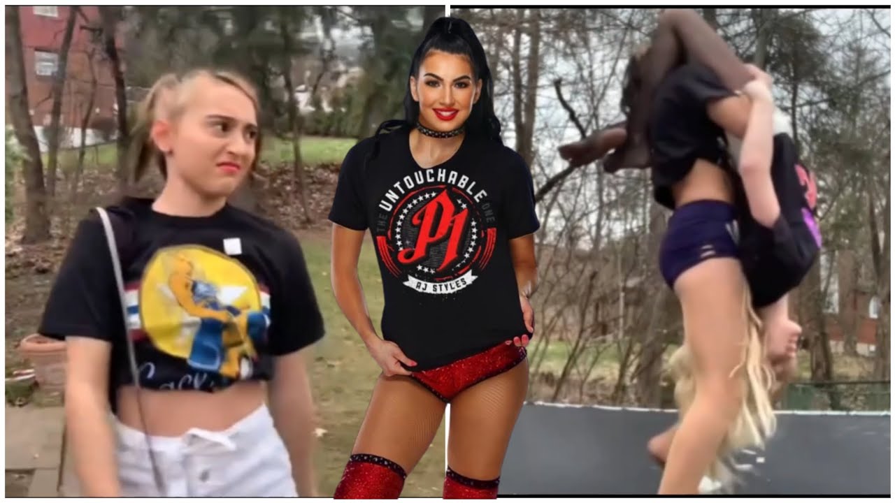 STYLES CLASH ON FRIEND (TRAMPOLINE) FAITHBRAKER | WWE | WRESTLING