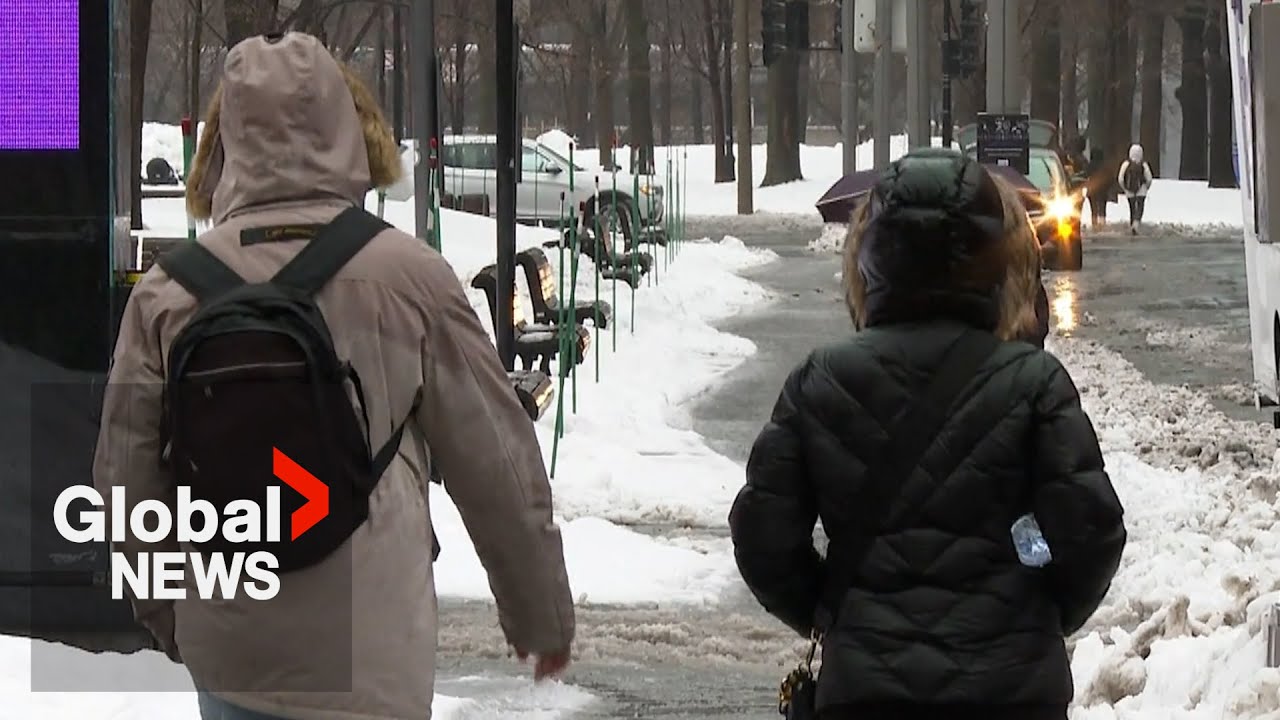 Blast of severe winter weather closes schools in Quebec, leaves thousands without power