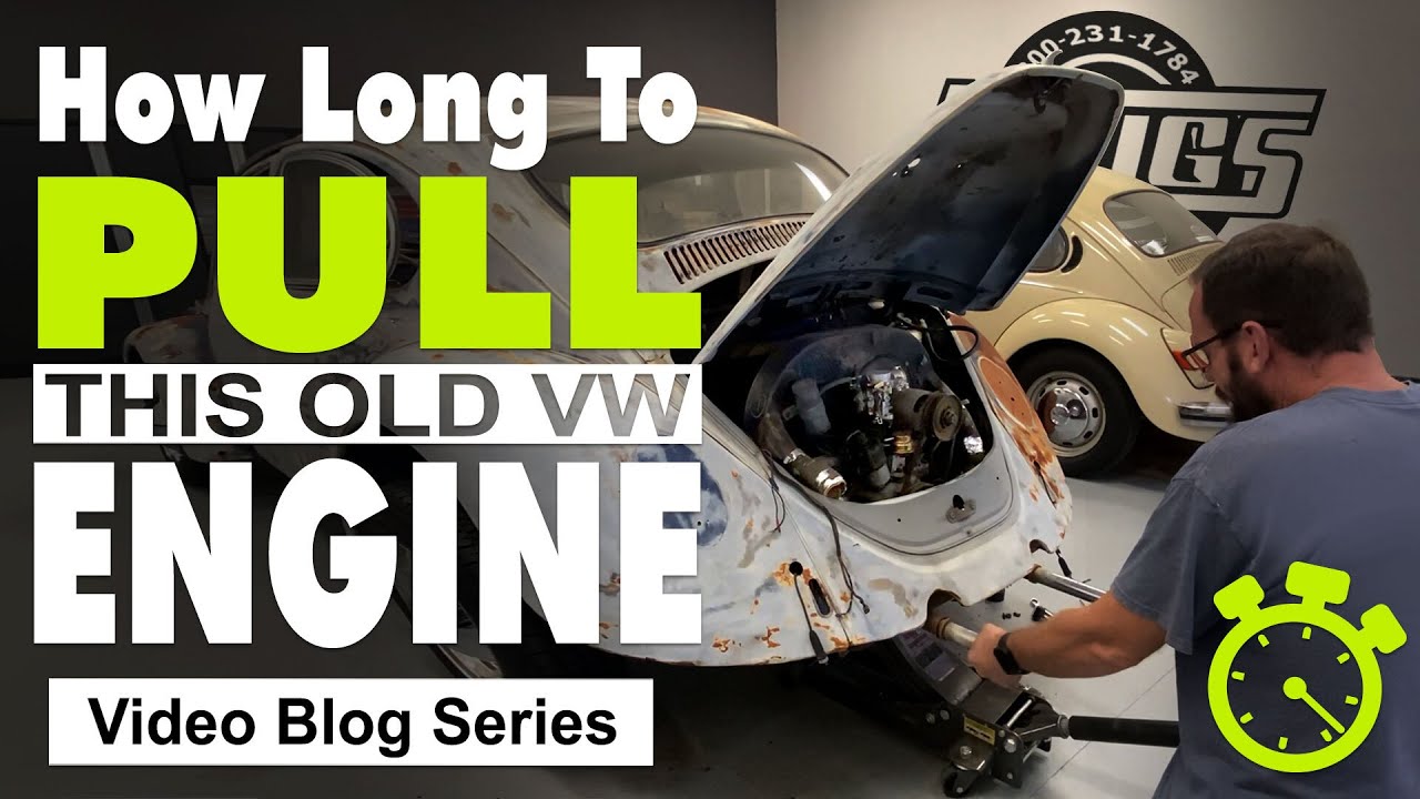 1967 VW Beetle - Dropping the engine and more clean up!