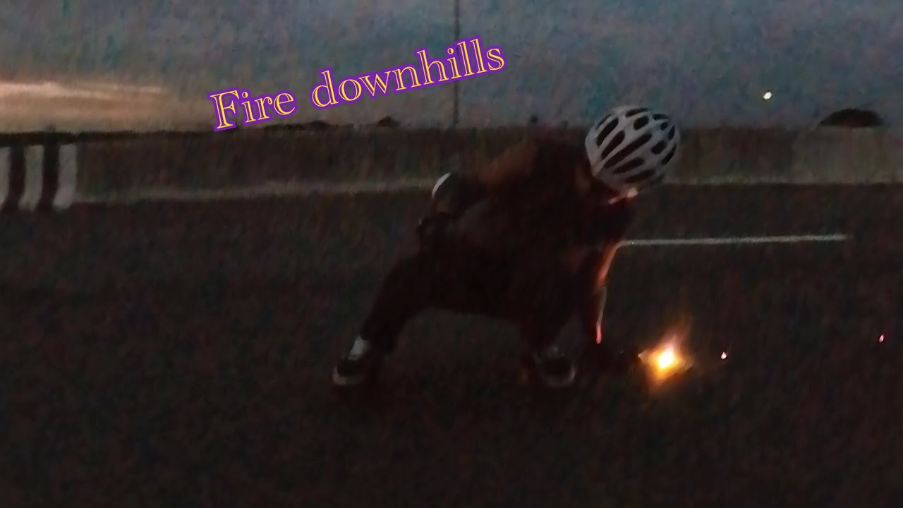 Freeskates 45 JMKRIDE wheels on freeline skates downhills