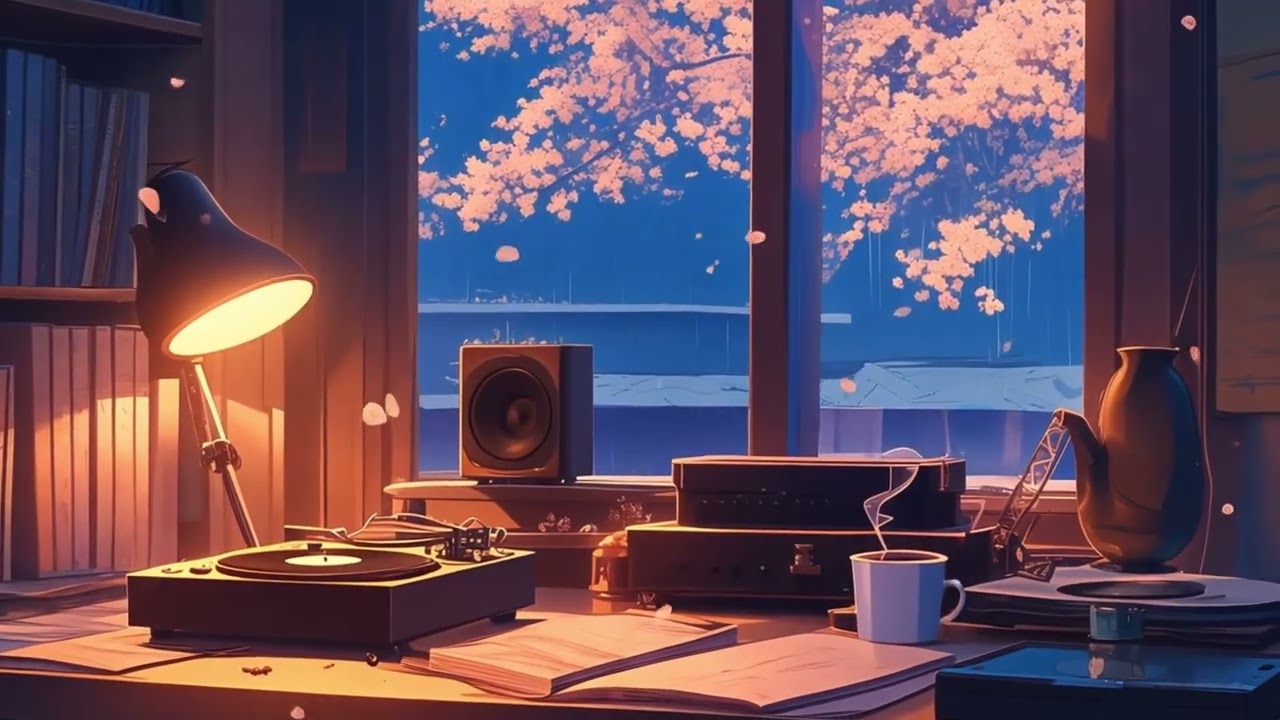 20-Minute Relaxing Lo-Fi Mix for Focus & Calm | Cherry Blossom Study Vibes 🌸☕️