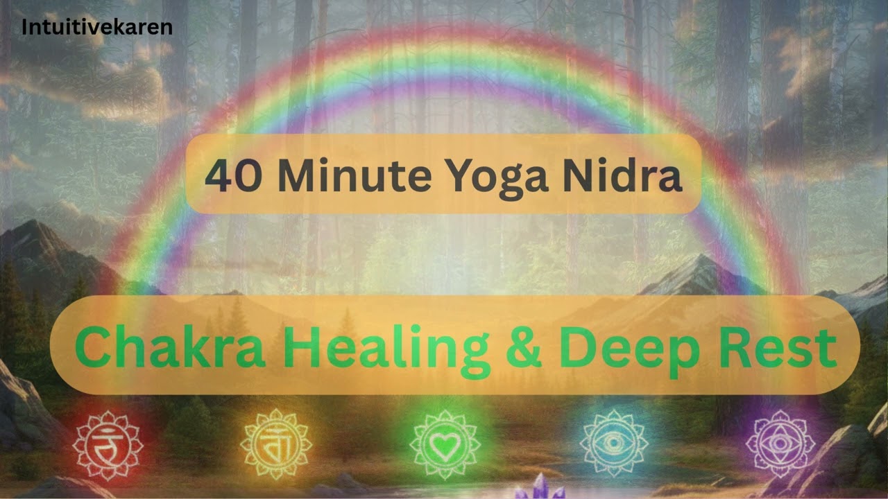 40-Minute Chakra Healing Yoga Nidra | Deep Nature Immersion & Inner Light Renewal