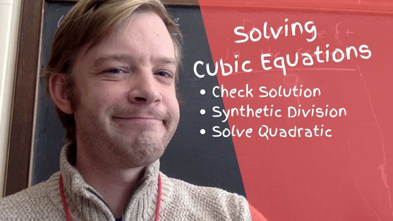 Solving Cubic Equations